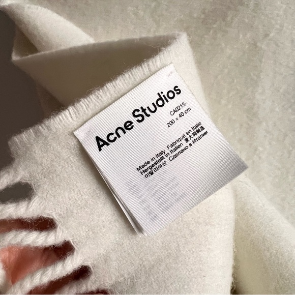 Acne Studios Canada Wool Scarf - Picture 8 of 11